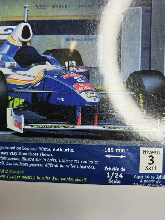 SEALED Revell Monogram Jacques Villeneuve Williams Renault FW19 1/24 Model Kit - Picture 6 of 13